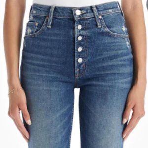 MOTHER Superior Pixie Tomcat Jeans in Born to Bite size 28 EUC
